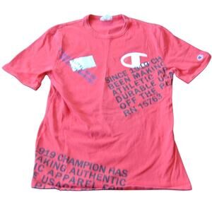 Champion Medium Red Short Sleeve Shirt